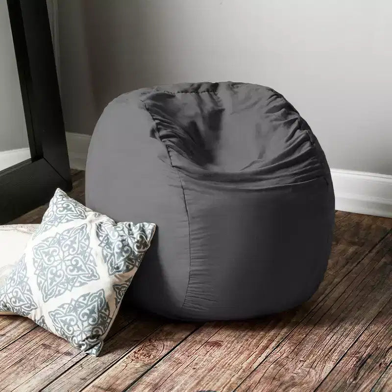 3-Foot Bean Bag Chair with Removable Microsuede Cover, Kids