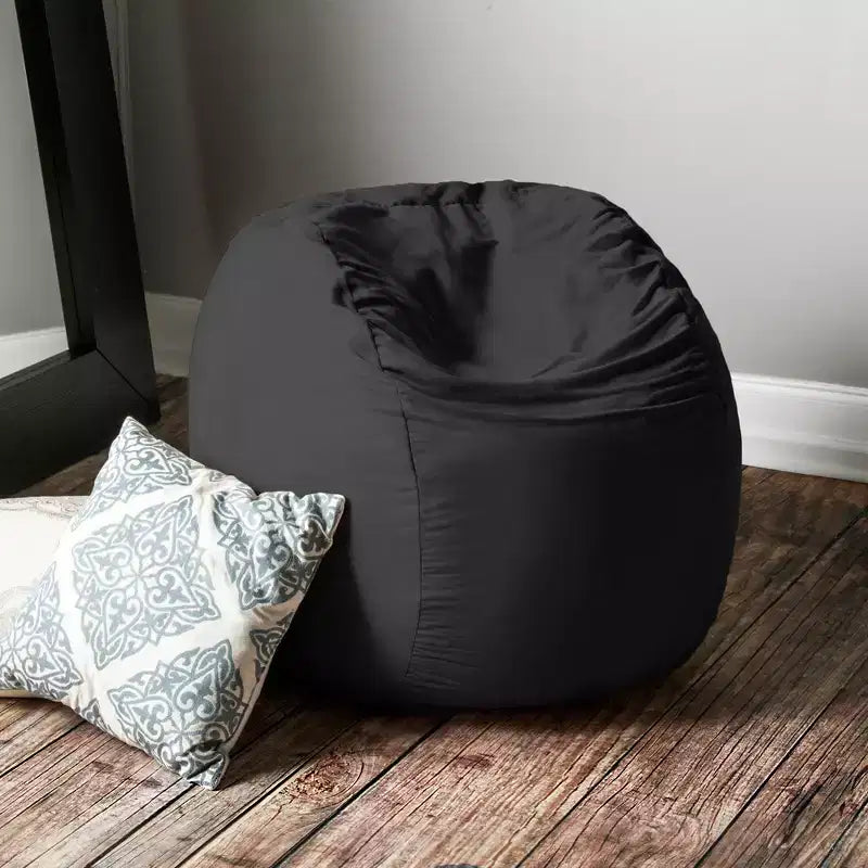 3-Foot Bean Bag Chair with Removable Microsuede Cover, Kids