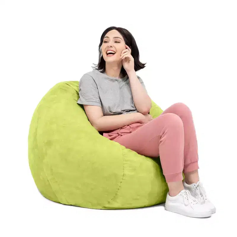 3-Foot Bean Bag Chair with Removable Microsuede Cover, Kids