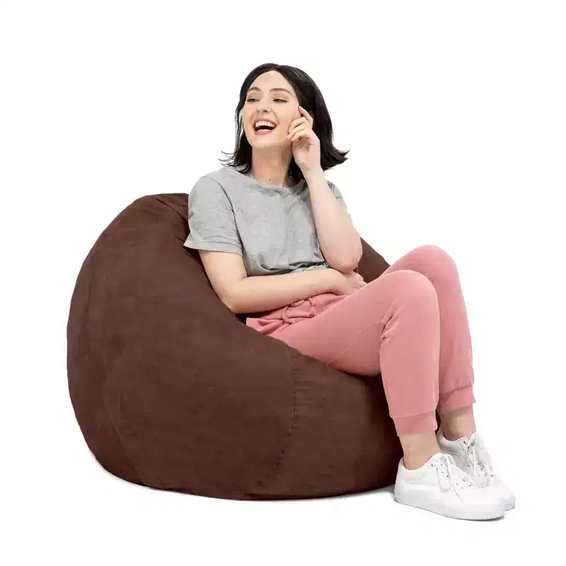 3-Foot Bean Bag Chair with Removable Microsuede Cover, Kids