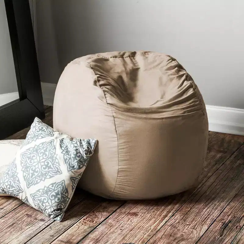 3-Foot Bean Bag Chair with Removable Microsuede Cover, Kids