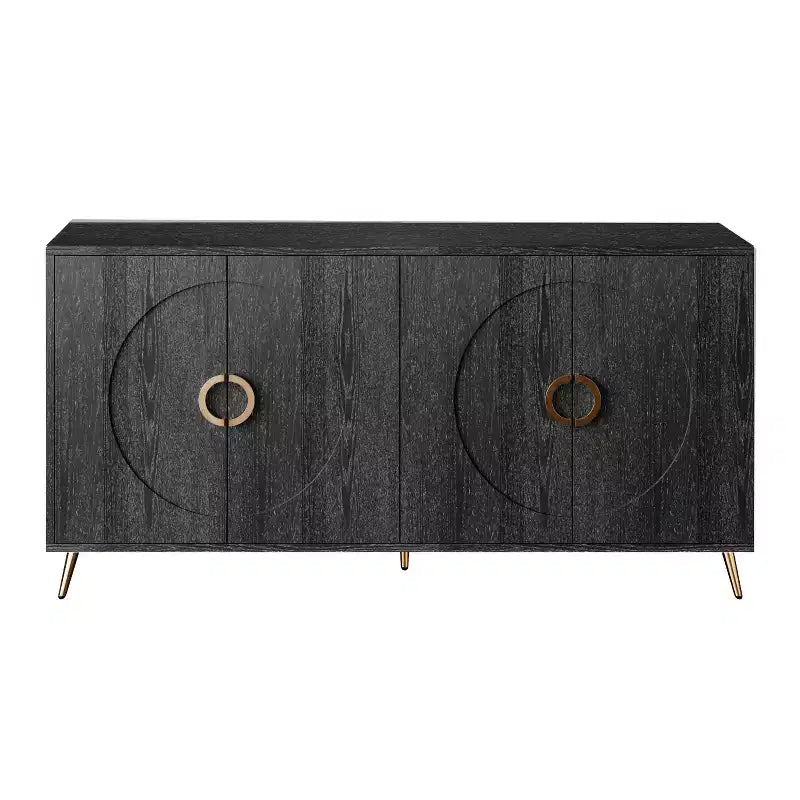 4-Door Lacquer Sideboard  Living Room or Dining Storage