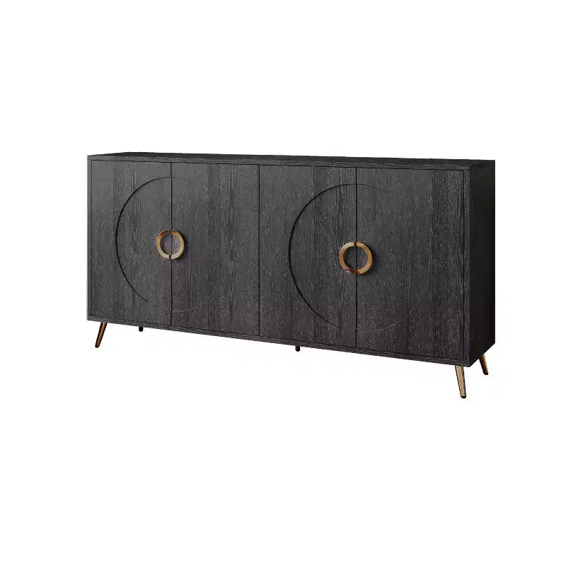4-Door Lacquer Sideboard  Living Room or Dining Storage