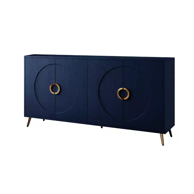 4-Door Lacquer Sideboard  Living Room or Dining Storage
