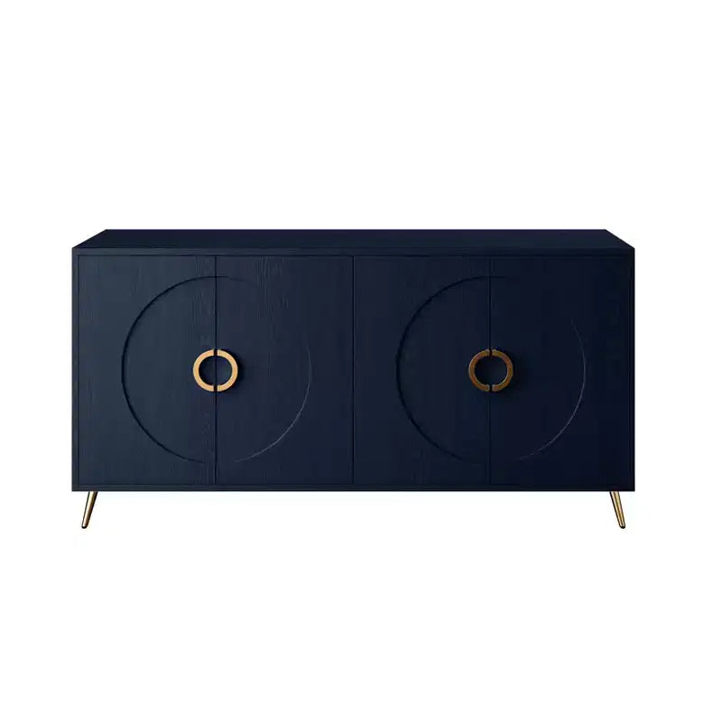4-Door Lacquer Sideboard  Living Room or Dining Storage