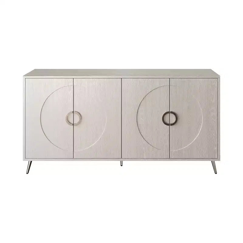 4-Door Lacquer Sideboard  Living Room or Dining Storage