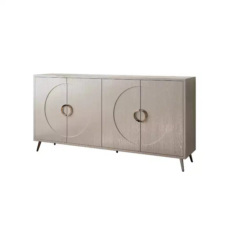 4-Door Lacquer Sideboard  Living Room or Dining Storage