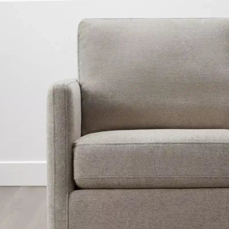 Modern Swivel Accent Chair with Arms, Mid-Century Style, 360-Degree Swivel