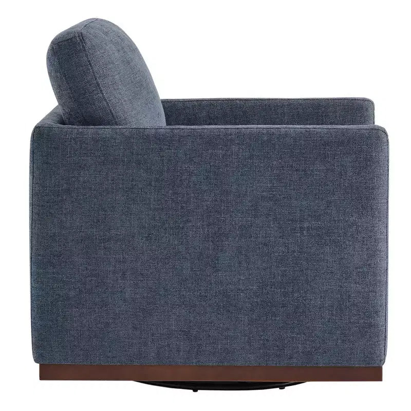Modern Swivel Accent Chair with Arms, Mid-Century Style, 360-Degree Swivel