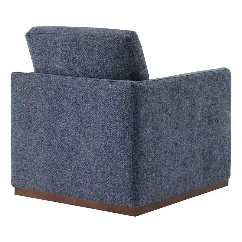 Modern Swivel Accent Chair with Arms, Mid-Century Style, 360-Degree Swivel