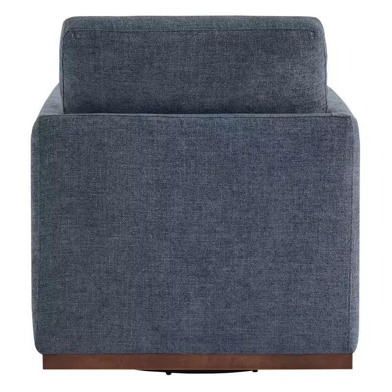 Modern Swivel Accent Chair with Arms, Mid-Century Style, 360-Degree Swivel