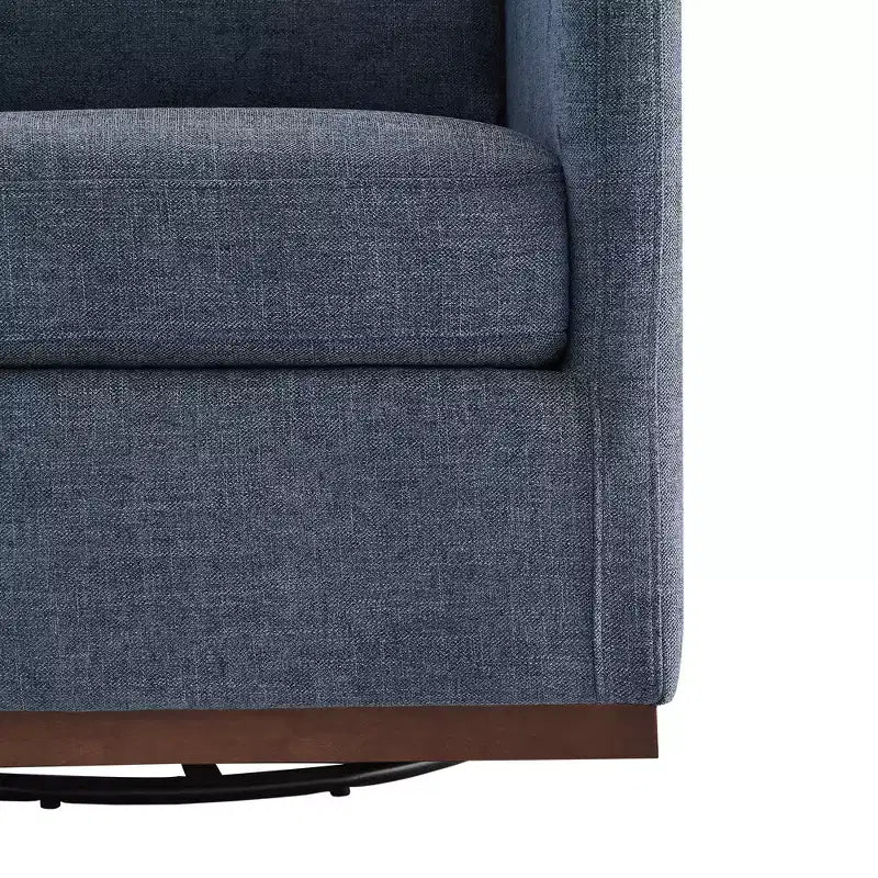 Modern Swivel Accent Chair with Arms, Mid-Century Style, 360-Degree Swivel