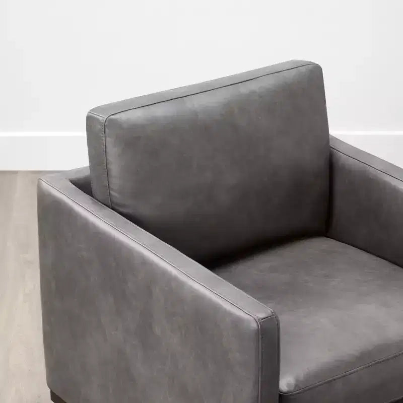 Modern Swivel Accent Chair with Arms, Mid-Century Style, 360-Degree Swivel