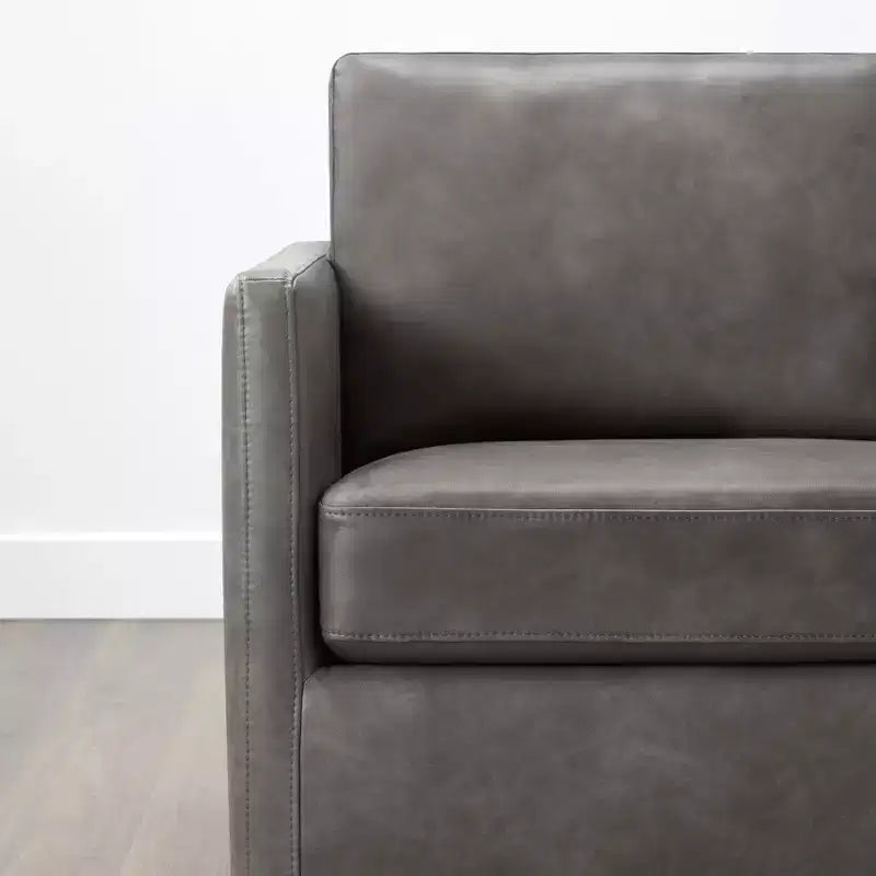 Modern Swivel Accent Chair with Arms, Mid-Century Style, 360-Degree Swivel
