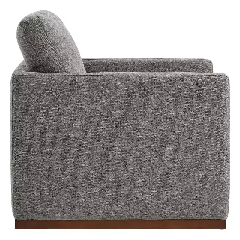 Modern Swivel Accent Chair with Arms, Mid-Century Style, 360-Degree Swivel
