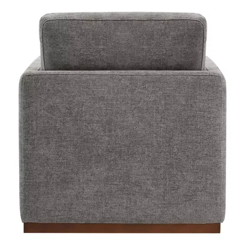 Modern Swivel Accent Chair with Arms, Mid-Century Style, 360-Degree Swivel