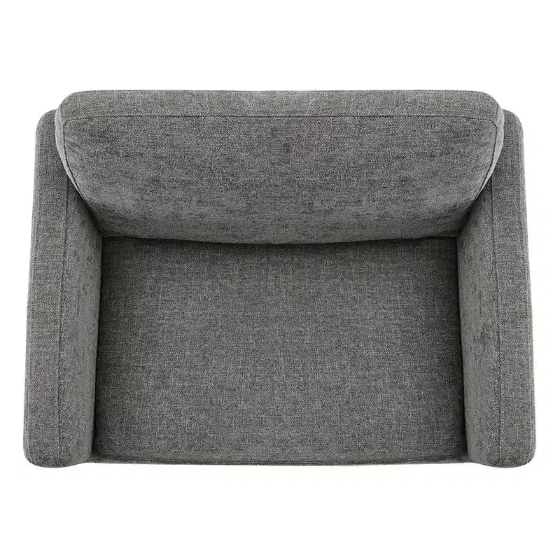 Modern Swivel Accent Chair with Arms, Mid-Century Style, 360-Degree Swivel