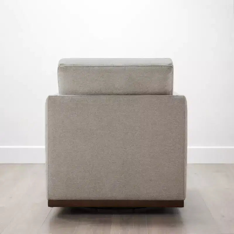 Modern Swivel Accent Chair with Arms, Mid-Century Style, 360-Degree Swivel