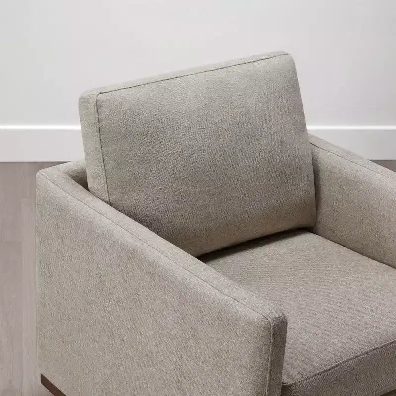 Modern Swivel Accent Chair with Arms, Mid-Century Style, 360-Degree Swivel