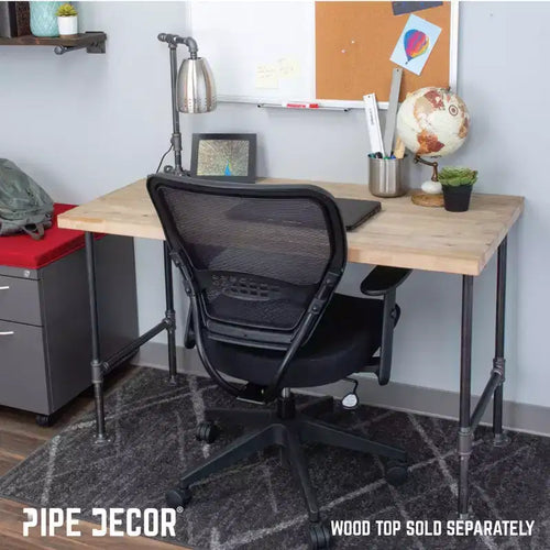 3/4 in. H Pipe Desk Legs - 2 Pack