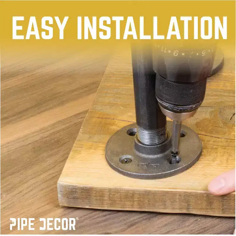 3/4 in. H Pipe Desk Legs - 2 Pack