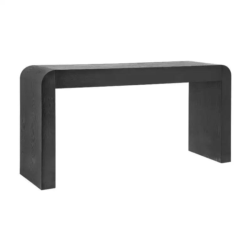 Modern Console Table with 2 Drawers, Rounded Edges, Entryway or Living Room