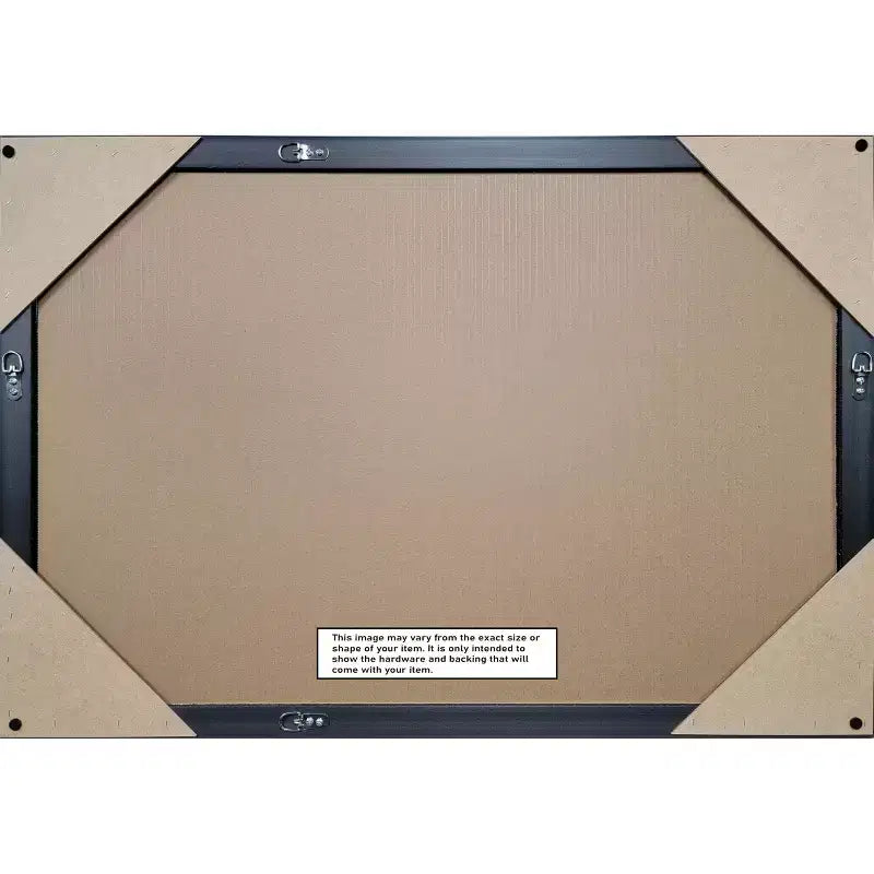 Half-Inch-Bevel Framed Bathroom Vanity Wall Mirror