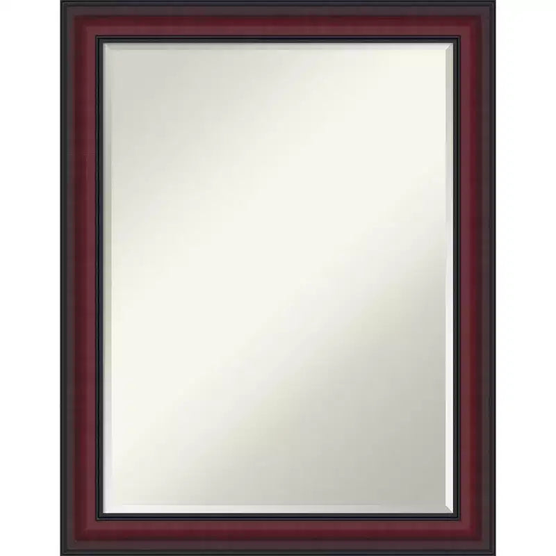 Half-Inch-Bevel Framed Bathroom Vanity Wall Mirror