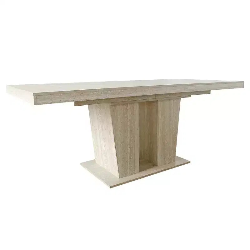 78.7" Extendable Dining Table with Heavy Pedestal, Seats up to 10, for Kitchen or Living Room
