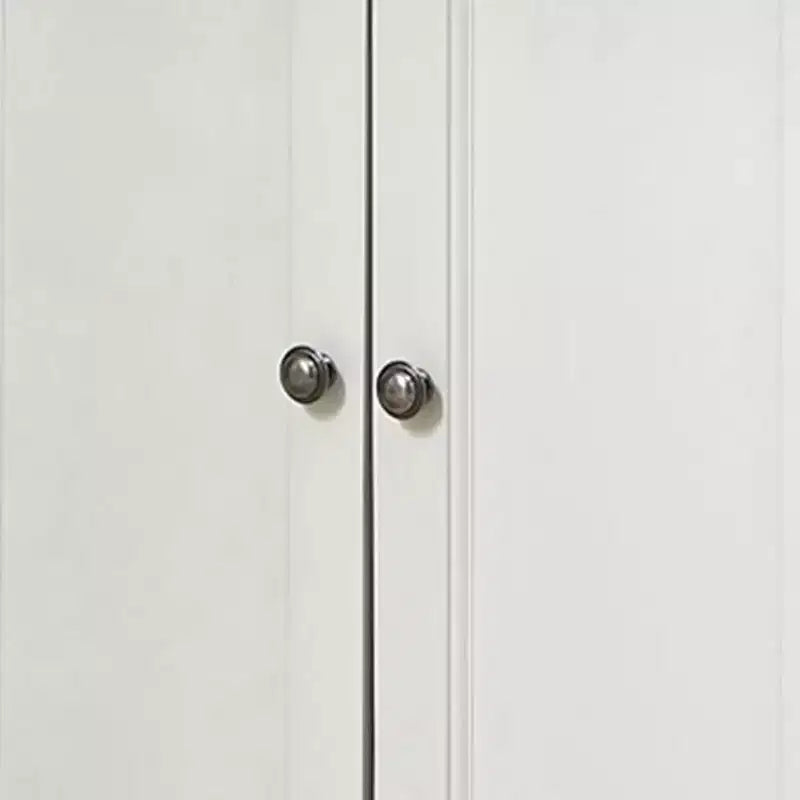 Kitchen Pantry Cabinet, Hardwood, 4 Doors, 4 Adjustable Shelves